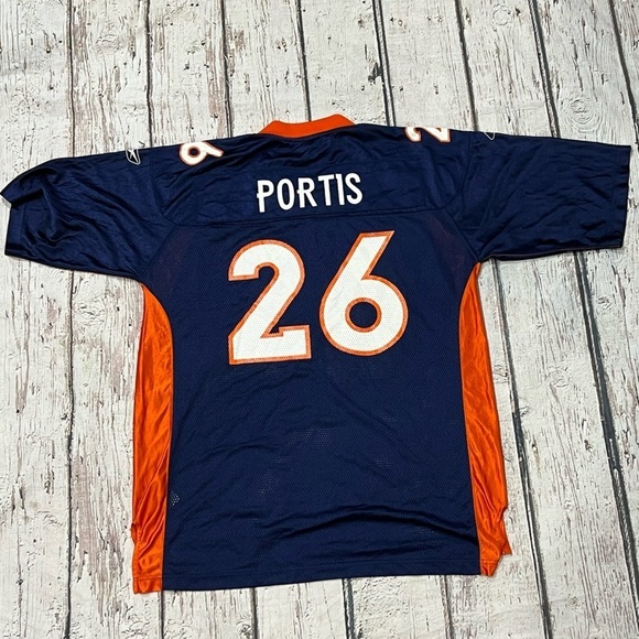 Clinton Portis Denver Broncos Reebok NFL Football Sports Jersey - Picture 2 of 8